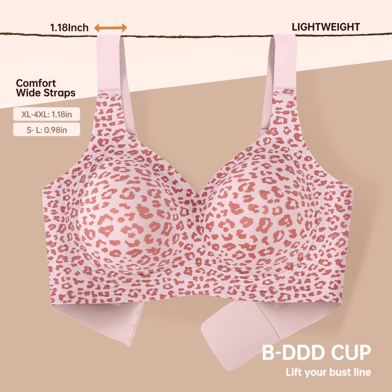 Wireless Leopard Jelly Bra