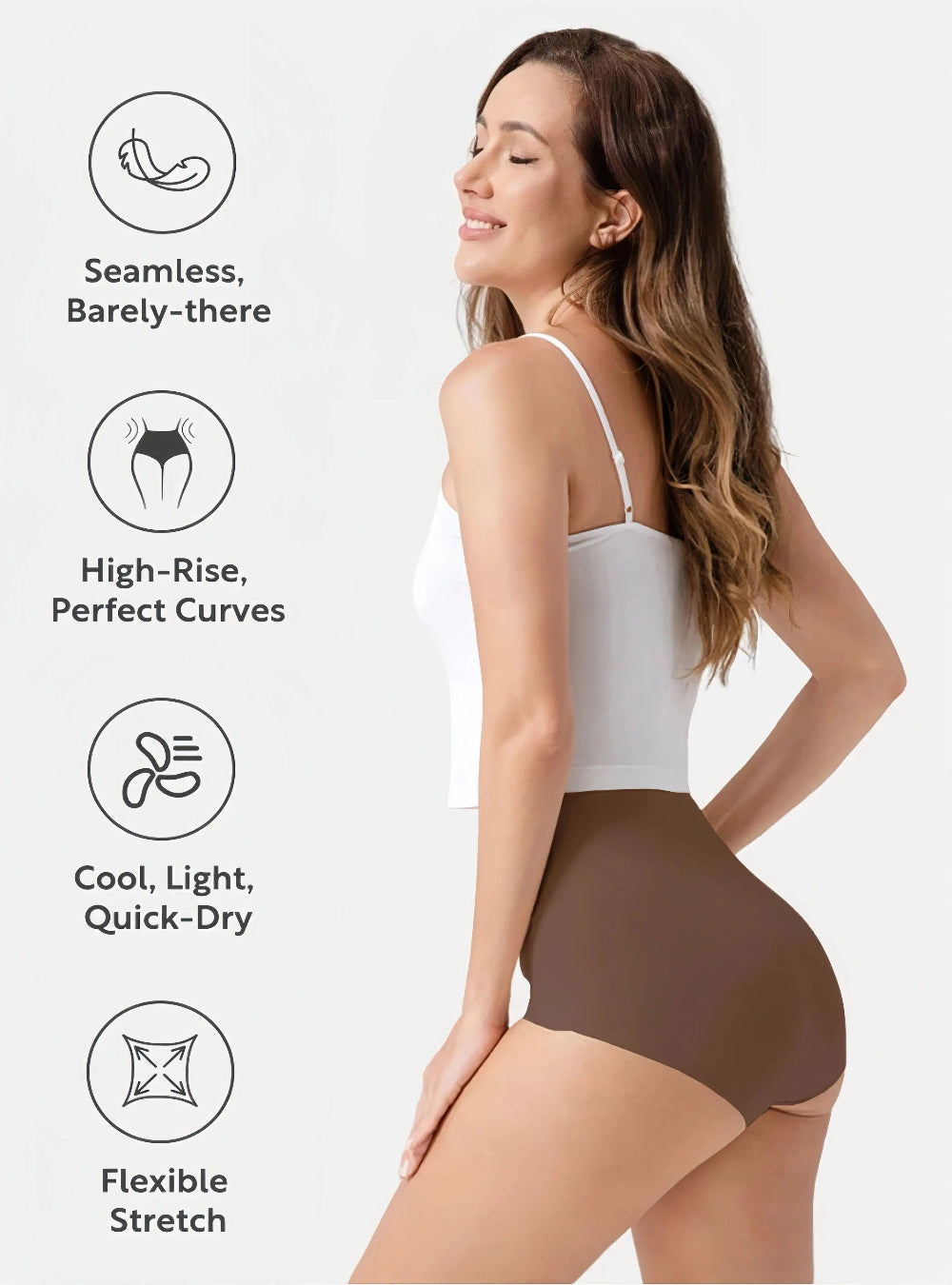 Culottes Invisibles Taille Haute (Lot de 5)