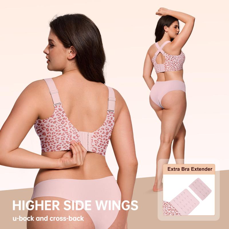 Wireless Leopard Jelly Bra