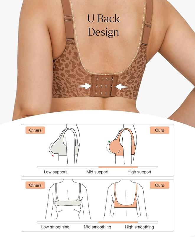 Wireless Leopard Jelly Bra