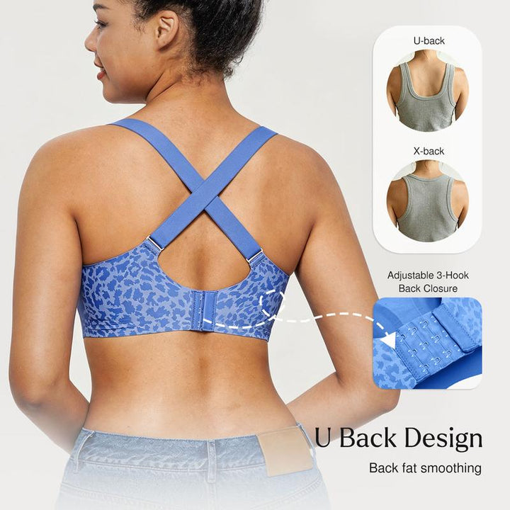 Wireless Leopard Jelly Bra