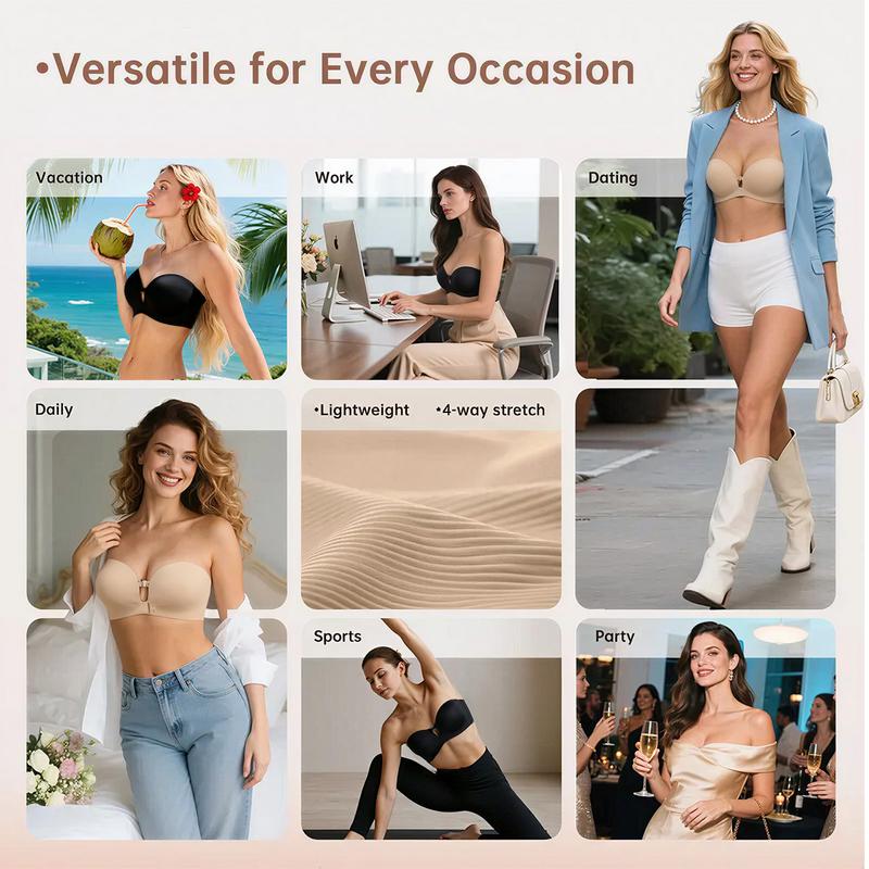 Seamless Non-Slip Wireless Jelly Bra