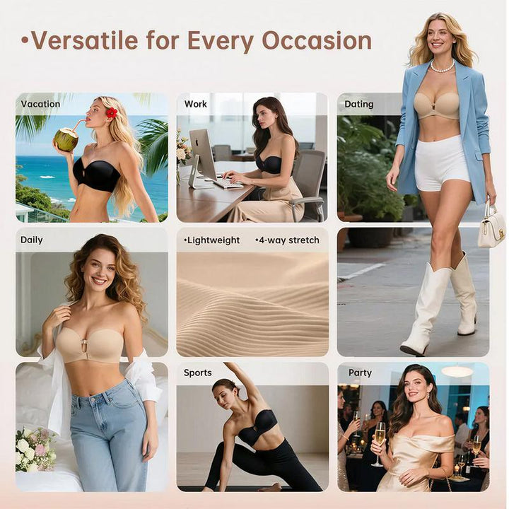 Seamless Non-Slip Wireless Jelly Bra
