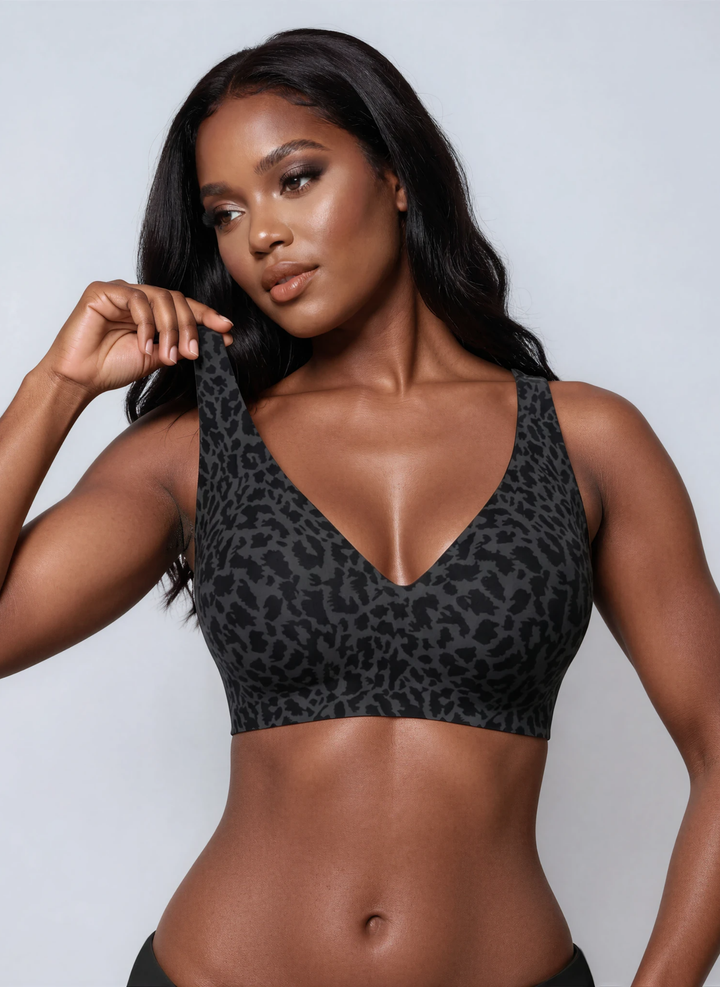 Wireless Leopard Jelly Bra