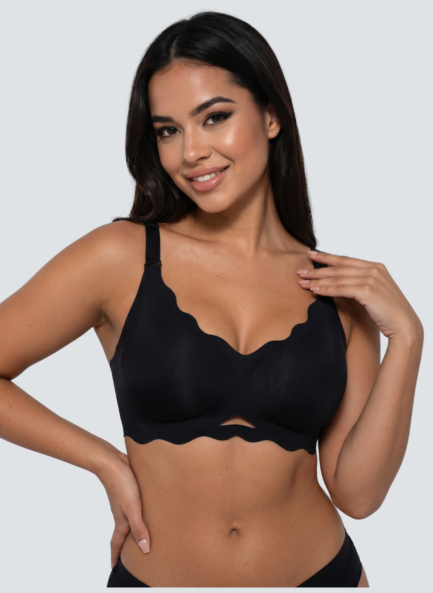 Soutien-gorge Jelly effet rehausseur festonné