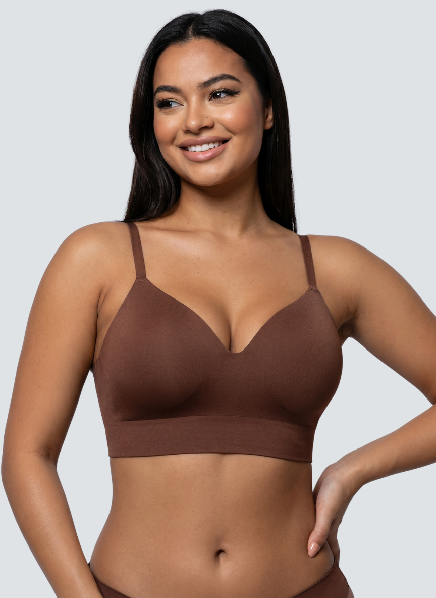 Soutien-gorge push-up lissant sans armatures